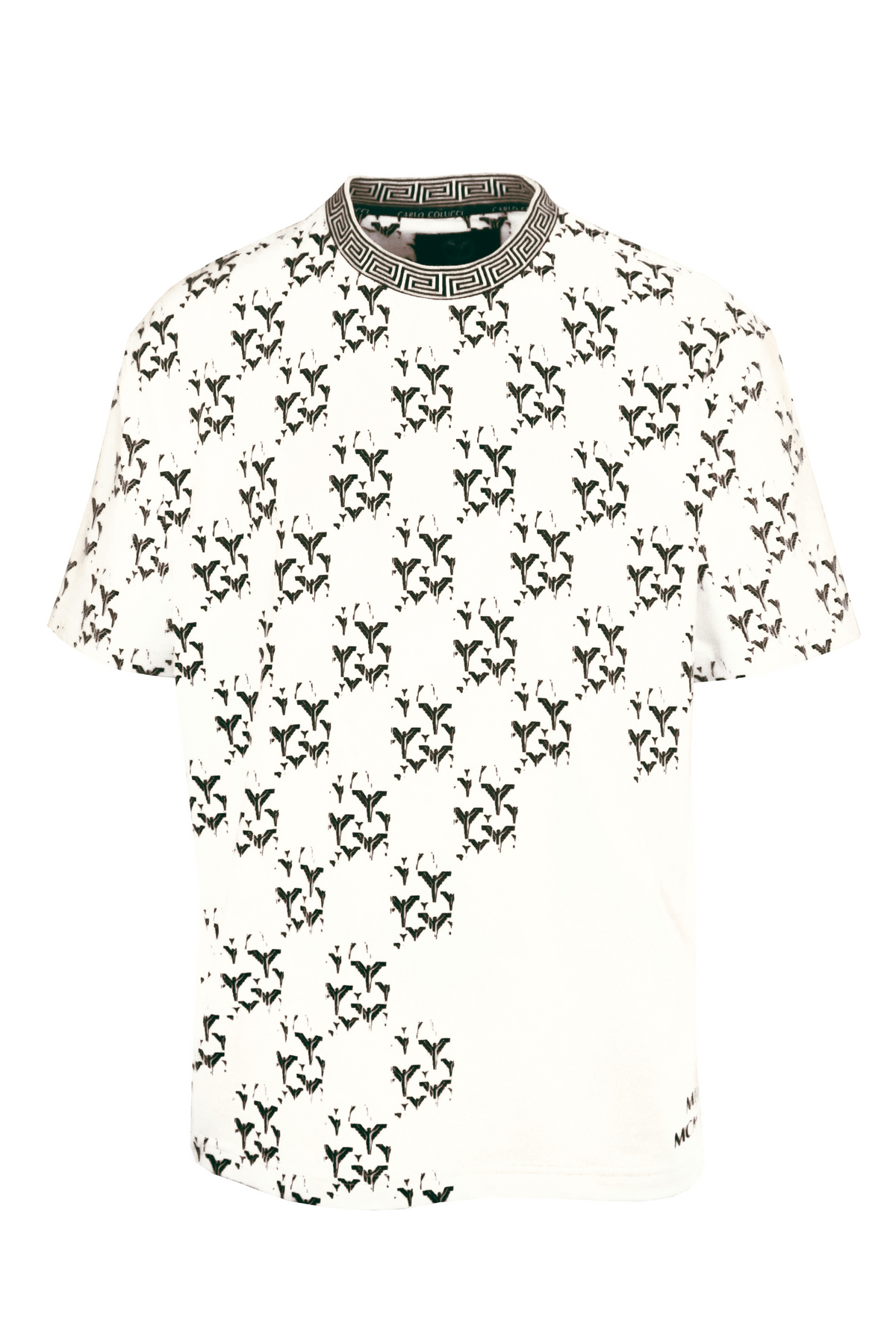 Carlo Colucci Milano All Over Print T-Shirt White