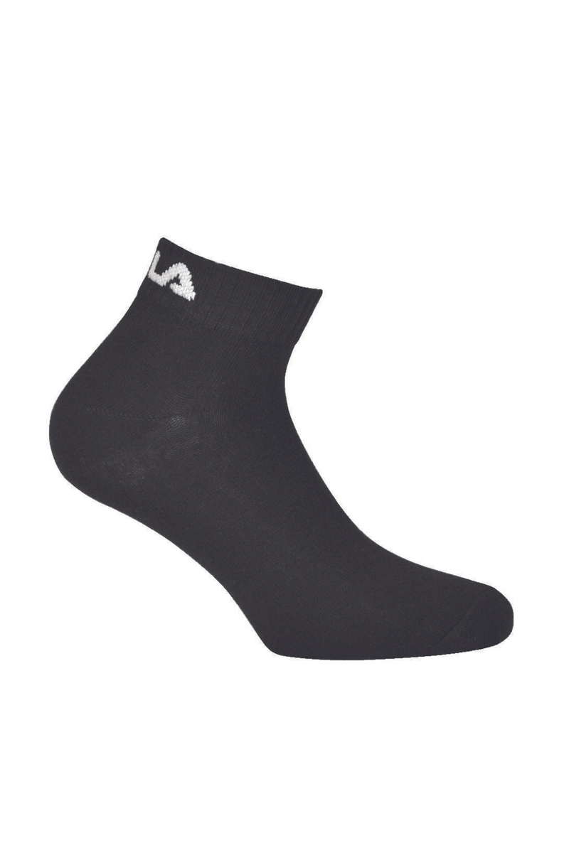 Fila Quater Socks 6 Pairs Pack Black