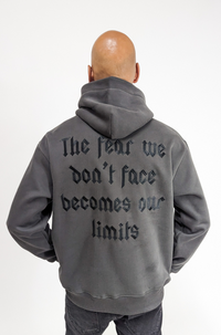 Sixth June Fear Back Embroidered Hoodie Black