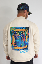 Carlo Colucci Galley Art Story Oversized Sweatshirt Off White
