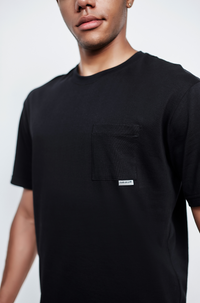 Heven Night Pocket T-Shirt Black