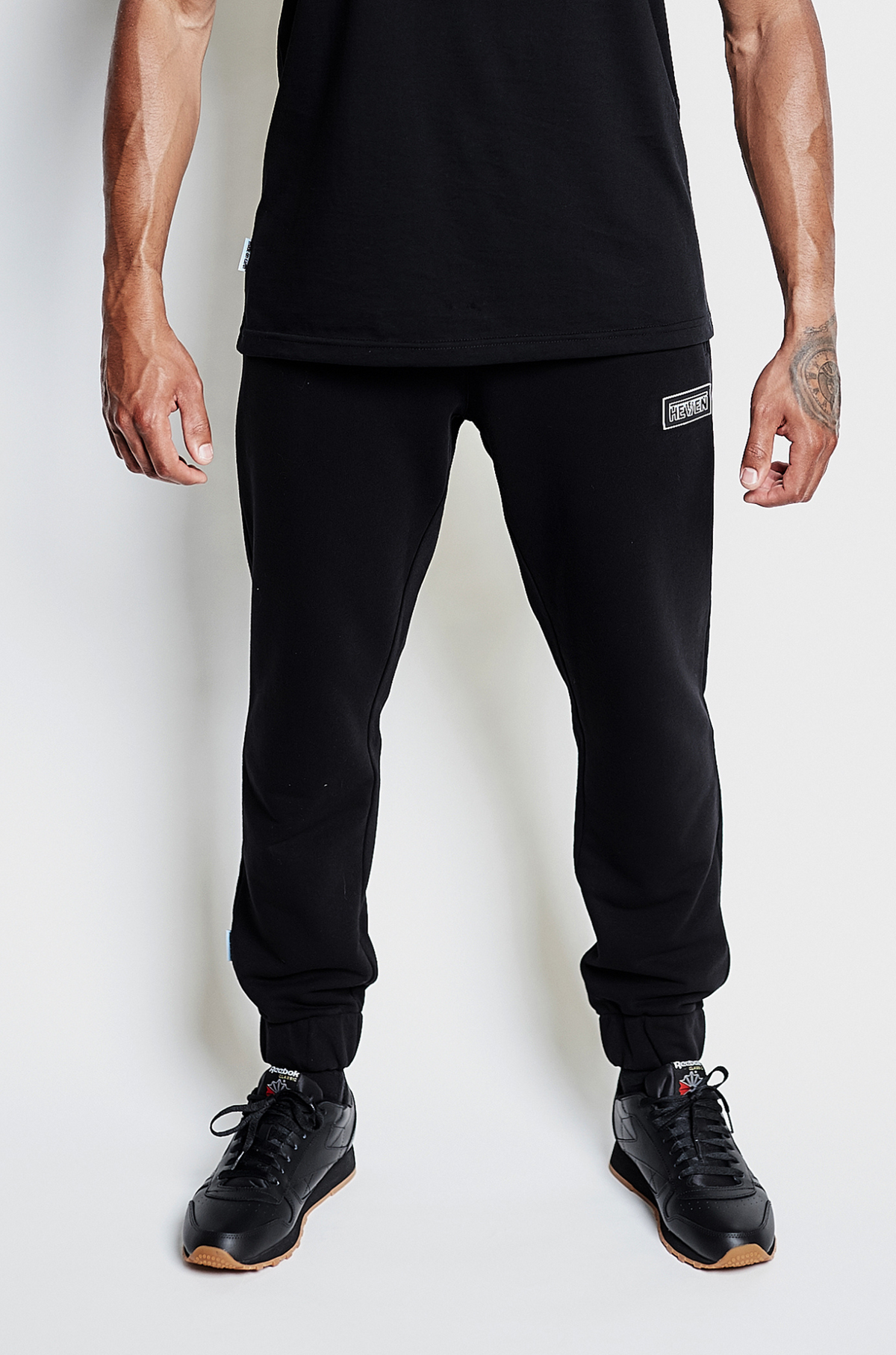 Heven Night  Sweatpants  Black/ Light Blue