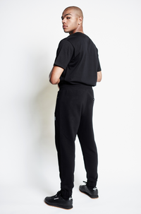 Heven Night  Sweatpants  Black/ Light Blue