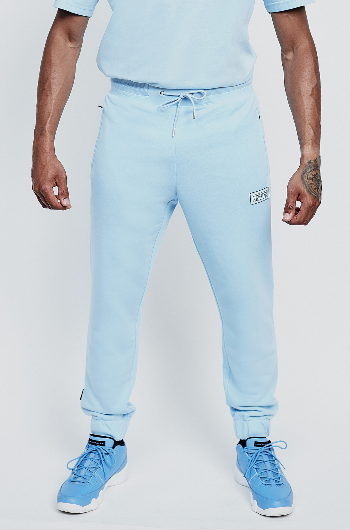 Heven Day Sweatpants Light Blue