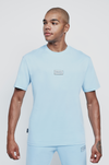 Heven Day Patch T-Shirt Baby Blue