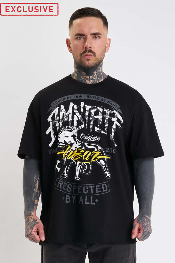 Amstaff Rasko T-Shirt Black - Soulsideshop
