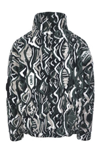 Carlo Colucci Jaquard Soft Teddy-Fleece-Jacke Black - Soulsideshop