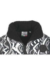 Carlo Colucci Soft Teddy-Fleece-Jacke Black - Soulsideshop
