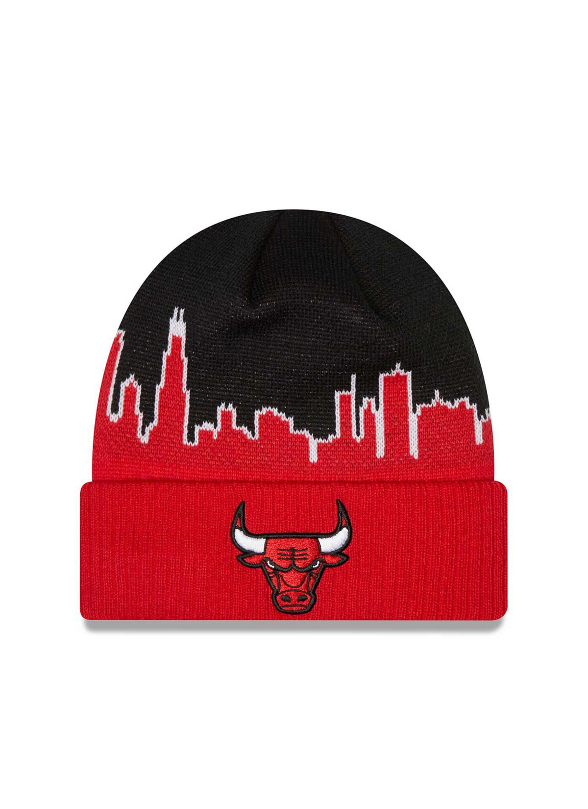 New Era NBA CHICAGO BULLS TIPOFF BEANIE Red Black