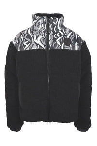 Carlo Colucci Soft Teddy-Fleece-Jacke Black - Soulsideshop