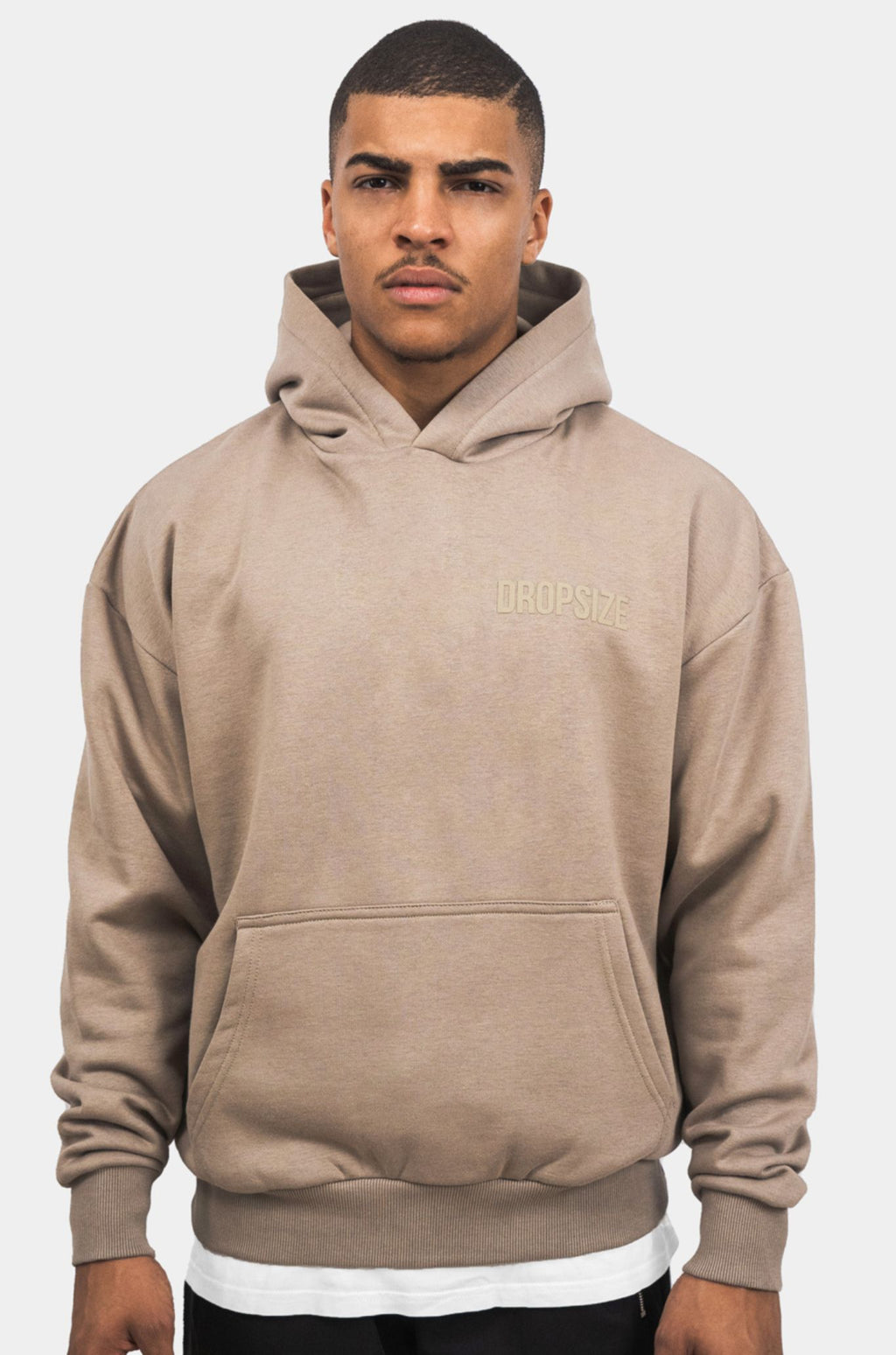 Dropsize Heavy Oversized Essentials  Silver Mink