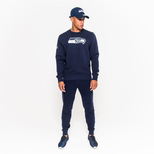 New Era Team Logo Sweatshirt Seattle Seahawks Navy