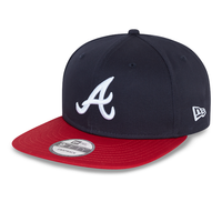 New Era Atlanta Braves Team 9Fifty Snapback Cap Navy - Soulsideshop