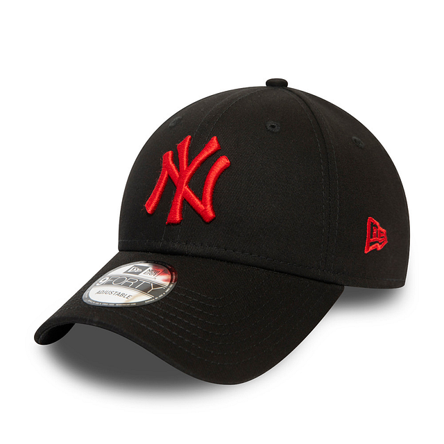New Era New York Yankees Essential 9FORTY Verstellbare Black Red