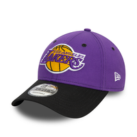 New Era Side Patch LA Lakers NBA 9FORTY Purple Black - Soulsideshop