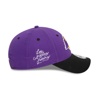 New Era Side Patch LA Lakers NBA 9FORTY Purple Black - Soulsideshop
