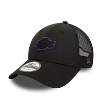 New Era LA Lakers NBA 9FORTY A-Frame Trucker Cap Black - Soulsideshop