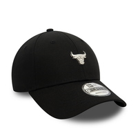 New Era Chicago Bulls Metallic Pin 9Forty Verstellbare Cap Black - Soulsideshop