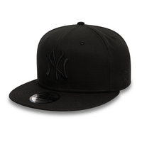 New Era Monochrome New York Yankees  9FIFTY Snapback Cap Black - Soulsideshop