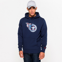 New Era Team Logo Hoodie Tennessee Titans Navy