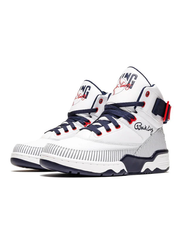 Ewing Sneaker High Top 33 HI X Bronx White Blue Red