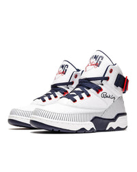 Ewing Sneaker High Top 33 HI X Bronx White Blue Red