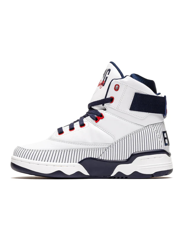 Ewing Sneaker High Top 33 HI X Bronx White Blue Red