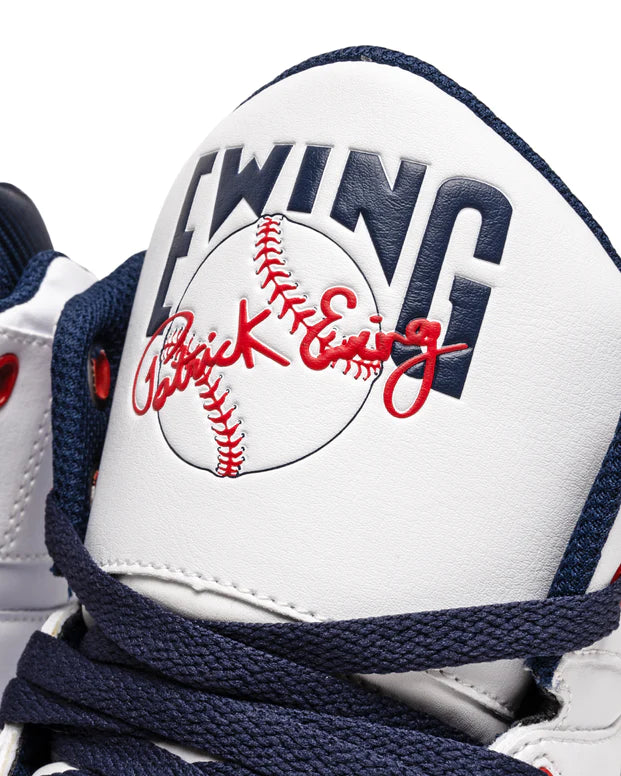 Ewing Sneaker High Top 33 HI X Bronx White Blue Red