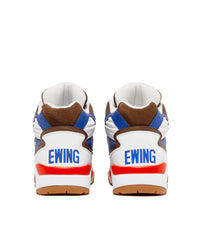 Ewing Sport Sneaker High Top Sport LITE White Brown Blue