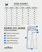 DADA Supreme Freedom Baggy Fit Jeans Grey - Soulsideshop