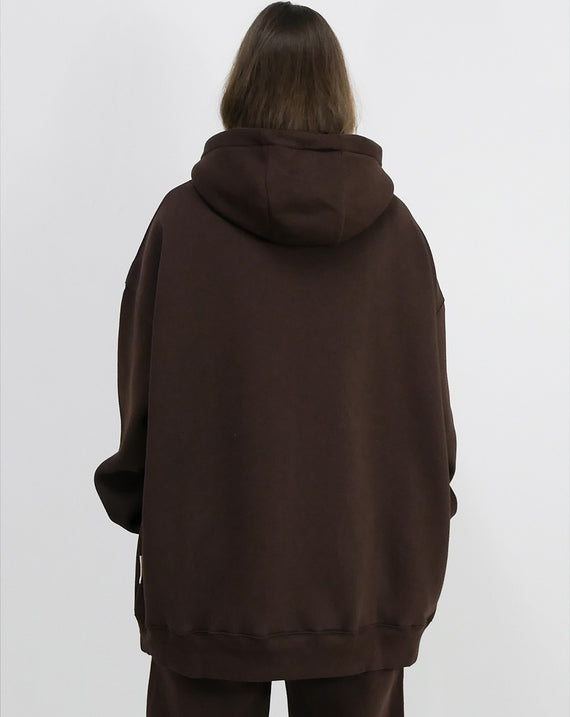Chamakam Organic Oversized Premium Hoodie Brown