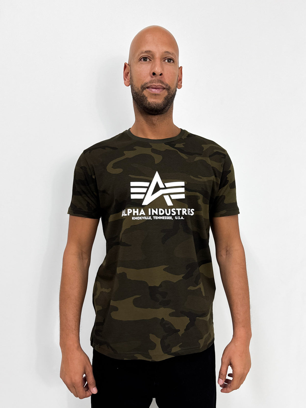 Alpha Industries Basic T-Shirt Camo - Soulsideshop