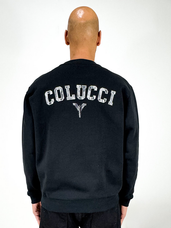 Carlo Colucci Basic Sweater Black - Soulsideshop