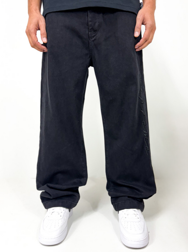 DADA Supreme Supreme Baggy Fit Jeans Black - Soulsideshop