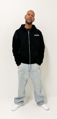 Dada Supreme Embo Logo Zip Hoody Black - Soulsideshop