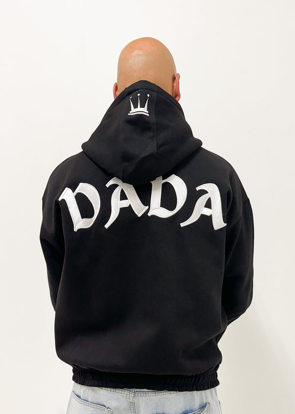 Dada Supreme Embo Logo Zip Hoody Black - Soulsideshop