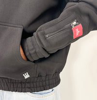 Dada Supreme Embo Logo Zip Hoody Black - Soulsideshop
