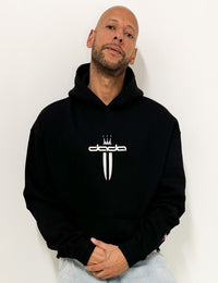 Dada Supreme Knife Logo Hoody Black - Soulsideshop