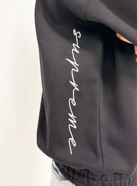 Dada Supreme New Crown Logo Hoody Black - Soulsideshop
