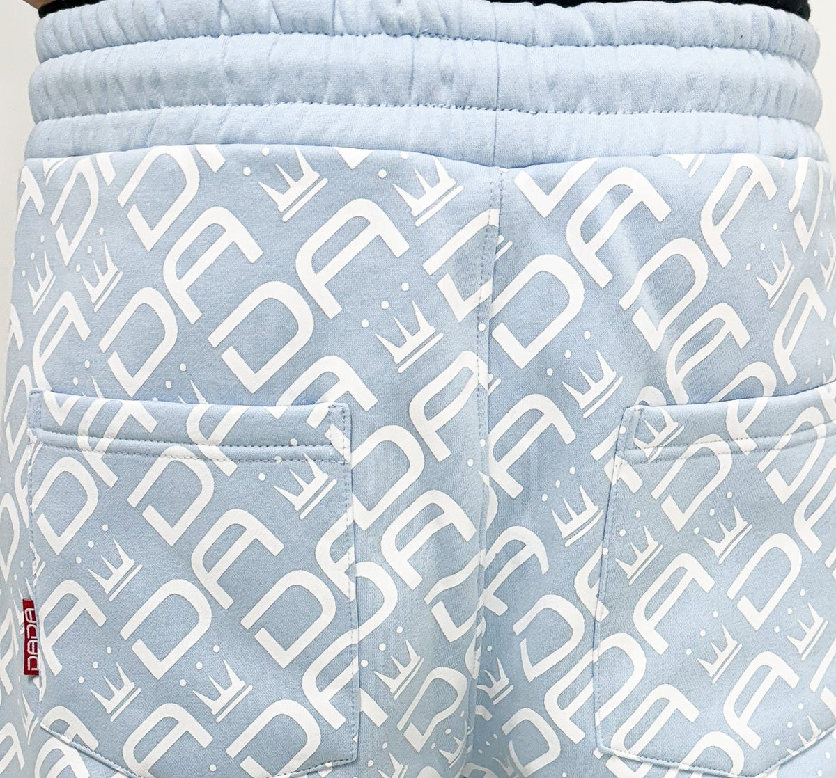 Dada Supreme All Over Sweatpants Baby Blue - Soulsideshop