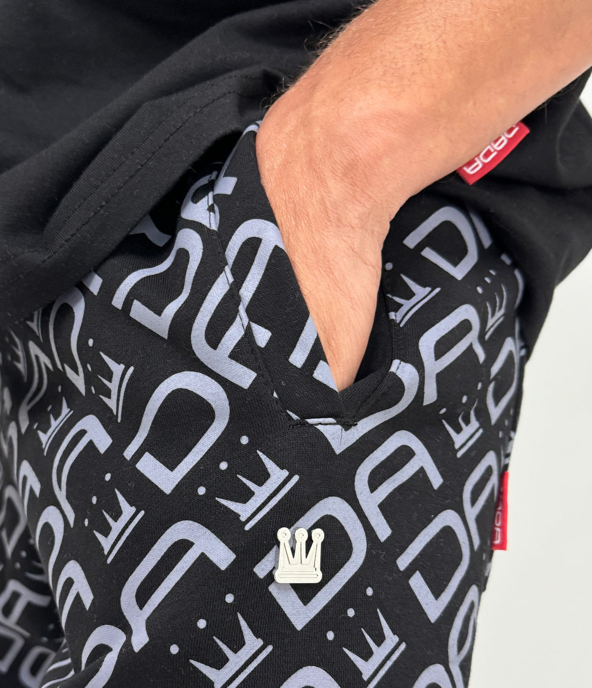 Dada Supreme All Over Sweatpants Black - Soulsideshop