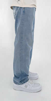 DADA Supreme Minimalist Loose Fit Jeans Light Blue - Soulsideshop