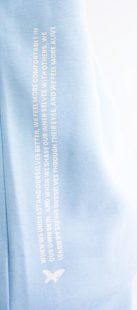 Soulside Frauen Heavy Cropped Hoodie - Cropped Basic Soul - Babyblue - Soulsideshop