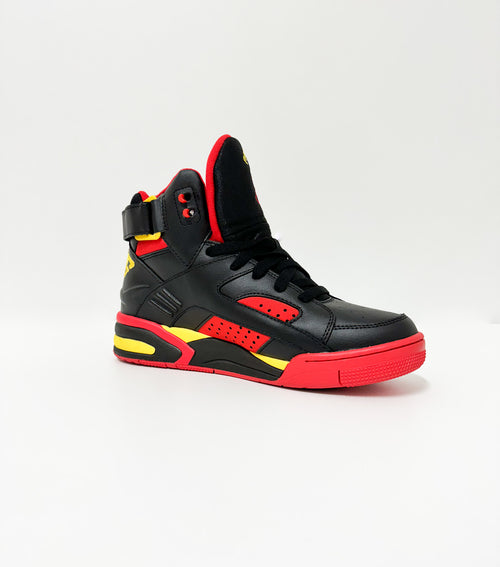 Ewing Sport Sneaker High Top Eclipse Black/ Red/ Yellow E - Soulsideshop