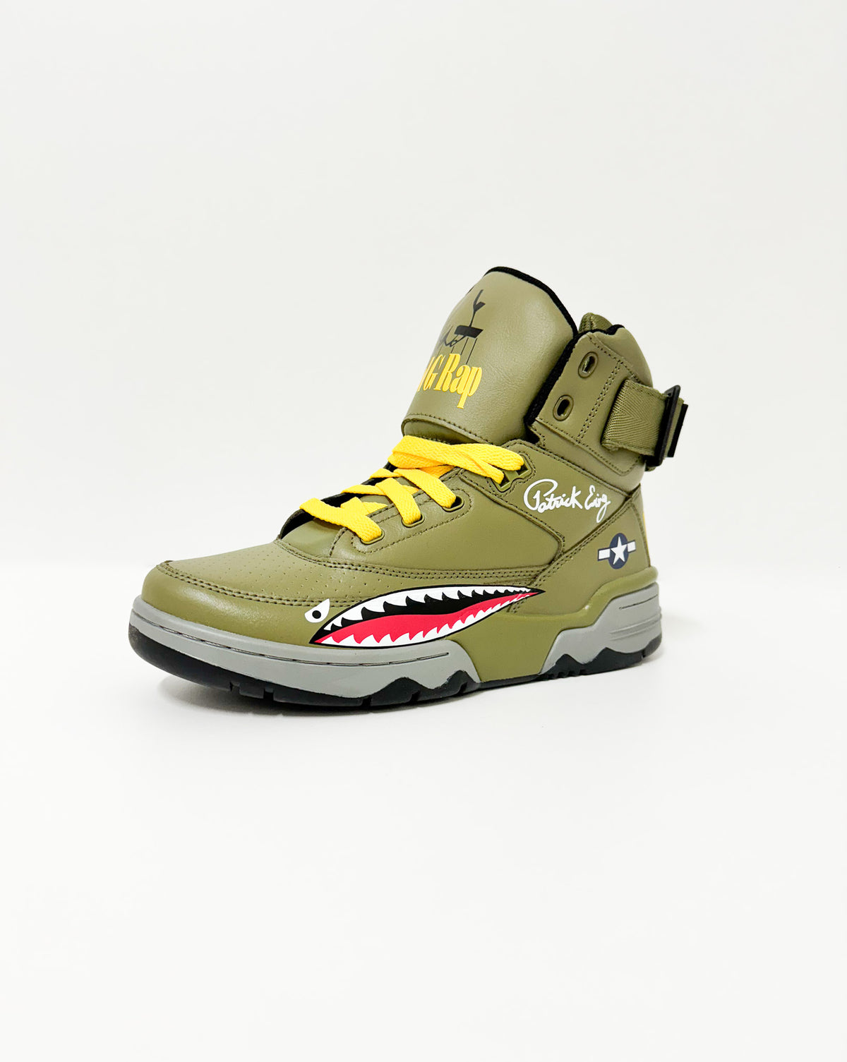 Ewing Sneaker High Top 33 HI x Kool G Rap Olive - Soulsideshop