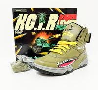 Ewing Sneaker High Top 33 HI x Kool G Rap Olive - Soulsideshop