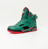 Ewing Sport Sneaker High Top Eclipse Green Black Red - Soulsideshop