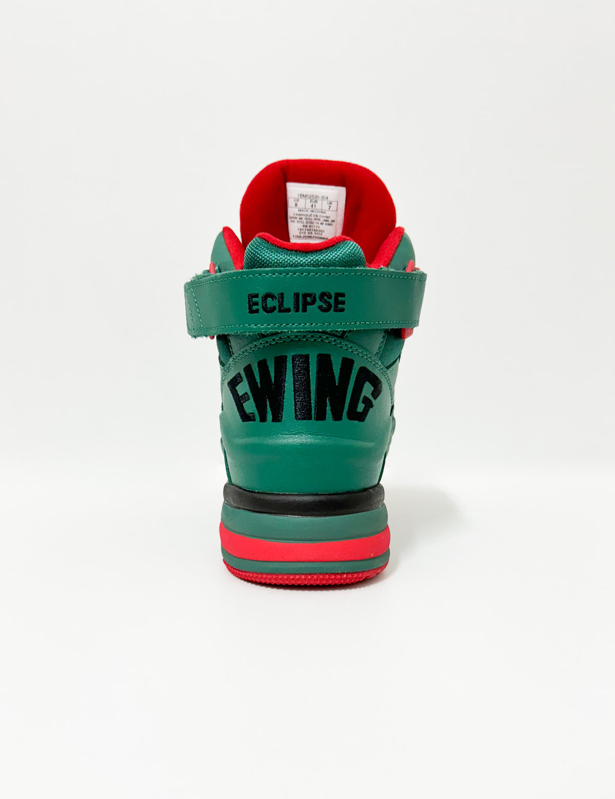Ewing Sport Sneaker High Top Eclipse Green Black Red - Soulsideshop