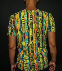 Carlo Colucci All Over Print T-Shirt Multicolor