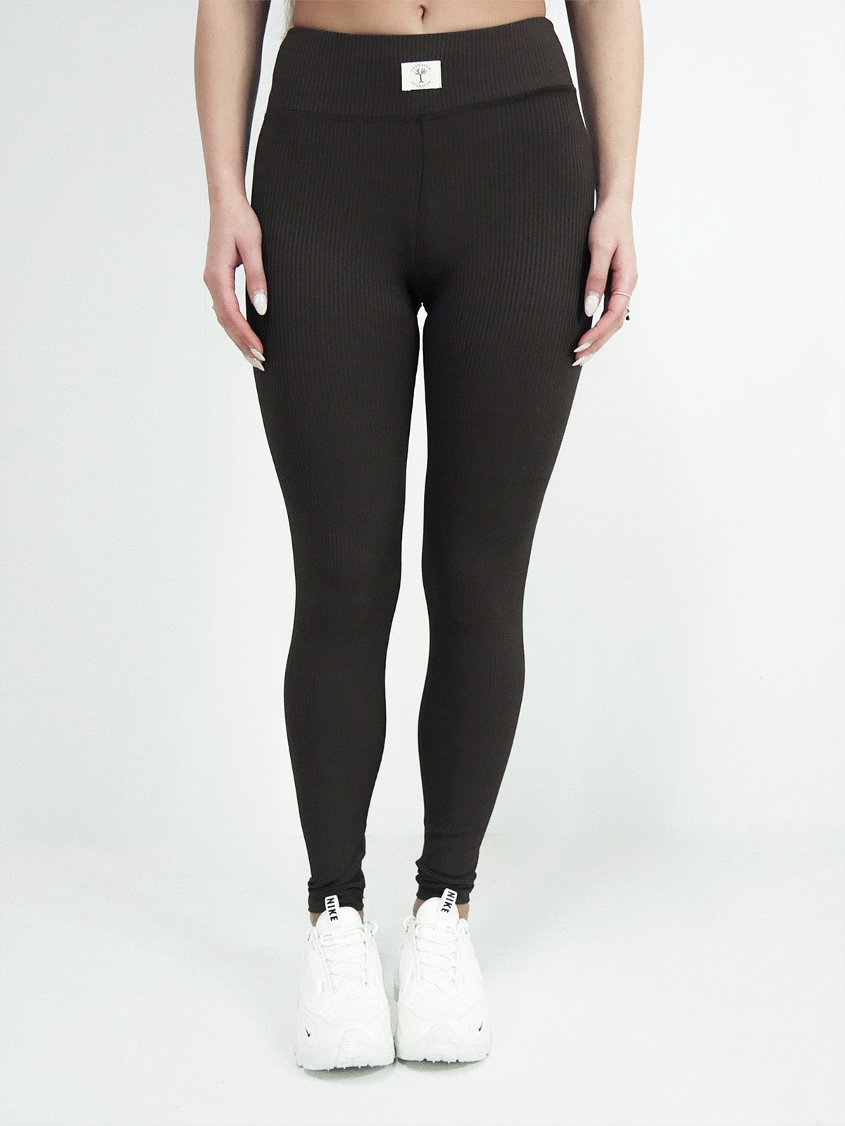 Chamakam Organic Highwaist Leggings Brown - Soulsideshop